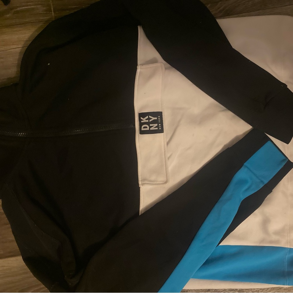 Sportswear DKNY Blue and Black Sweater